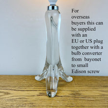 Load image into Gallery viewer, Vintage Glass Lamp