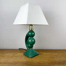 Load image into Gallery viewer, Vintage Green Ceramic Abstract Sculptural Lamp