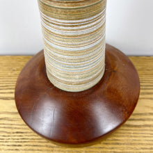 Load image into Gallery viewer, Pair Of Rare Mid Century Lamps, Teak & Cardboard.