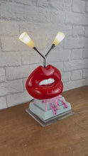 Load and play video in Gallery viewer, Lips Gift, Funky Lips Lamp.