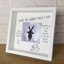 Load image into Gallery viewer, White Rabbit, White Rabbit Alice In Wonderland, Fluid Art, White Rabbit Decor, Inspirational Art, Wonderland Gift, Adventure Quote