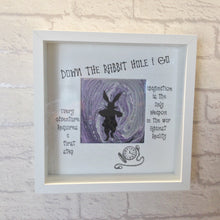 Load image into Gallery viewer, White Rabbit, White Rabbit Alice In Wonderland, Fluid Art, White Rabbit Decor, Inspirational Art, Wonderland Gift, Adventure Quote