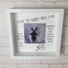 Load image into Gallery viewer, White Rabbit, White Rabbit Alice In Wonderland, Fluid Art, White Rabbit Decor, Inspirational Art, Wonderland Gift, Adventure Quote
