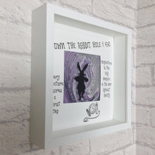 Load image into Gallery viewer, White Rabbit, White Rabbit Alice In Wonderland, Fluid Art, White Rabbit Decor, Inspirational Art, Wonderland Gift, Adventure Quote
