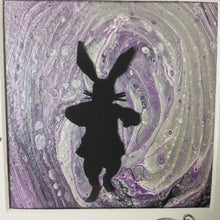 Load image into Gallery viewer, White Rabbit, White Rabbit Alice In Wonderland, Fluid Art, White Rabbit Decor, Inspirational Art, Wonderland Gift, Adventure Quote