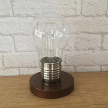 Load image into Gallery viewer, Quirky Light, Quirky Lamp, Funky Light, Quirky Gift, Light Bulb, Quirky Home Decor, Unique Lamp, Colour Change Lamp, Upcycled Lighting