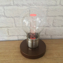 Load image into Gallery viewer, Quirky Light, Quirky Lamp, Funky Light, Quirky Gift, Light Bulb, Quirky Home Decor, Unique Lamp, Colour Change Lamp, Upcycled Lighting