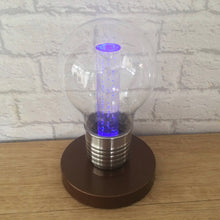 Load image into Gallery viewer, Quirky Light, Quirky Lamp, Funky Light, Quirky Gift, Light Bulb, Quirky Home Decor, Unique Lamp, Colour Change Lamp, Upcycled Lighting