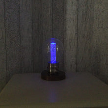 Load image into Gallery viewer, Quirky Light, Quirky Lamp, Funky Light, Quirky Gift, Light Bulb, Quirky Home Decor, Unique Lamp, Colour Change Lamp, Upcycled Lighting
