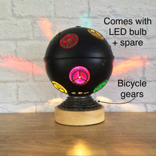 Load image into Gallery viewer, Steampunk Home Decor, Steampunk Lamp, Steampunk Gift, Home Gift, Quirky Home Decor, Quirky Lamp, Coloured Lights, Unique Lamp, Cogs & Gears