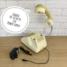 Load image into Gallery viewer, Nostalgic Decor, Retro Lamp, Nostalgic Gift, Fun Decor, Retro Home Decor, Quirky Home Decor, Mid Century Lamp, Retro Lighting, Bedside Lamp