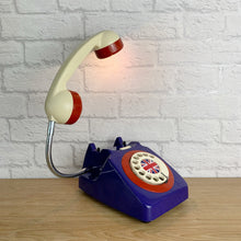 Load image into Gallery viewer, Union Jack, Union Jack Gifts, Retro Lamp, Union Jack Decor, Quirky Lamp, Patriotic Gift, Retro Decor, Telephone Lamp, British Jubilee Gift