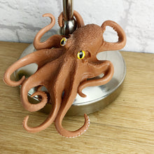 Load image into Gallery viewer, Octopus Decor, Octopus Gifts, Octopus Light, Steampunk Lamp, Quirky Decor, Octopus Kraken, Alternative Decor, Steampunk Decor, Quirky Gift.
