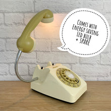 Load image into Gallery viewer, Nostalgic Decor, Retro Lamp, Nostalgic Gift, Fun Decor, Retro Home Decor, Quirky Home Decor, Mid Century Lamp, Retro Lighting, Bedside Lamp