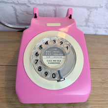 Load image into Gallery viewer, Pink Lamp, Pink Desk Lamp, Pink Office Decor, Pink Bedside Lamp, Home Office Decor, Quirky Gifts, Retro Lamp, Working From Home, Girly Gift