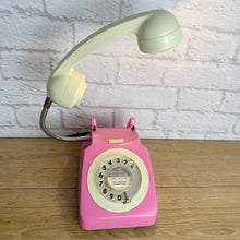 Load image into Gallery viewer, Pink Lamp, Pink Desk Lamp, Pink Office Decor, Pink Bedside Lamp, Home Office Decor, Quirky Gifts, Retro Lamp, Working From Home, Girly Gift