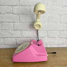 Load image into Gallery viewer, Pink Lamp, Pink Desk Lamp, Pink Office Decor, Pink Bedside Lamp, Home Office Decor, Quirky Gifts, Retro Lamp, Working From Home, Girly Gift