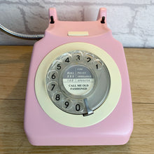 Load image into Gallery viewer, Lamp Pink, Pink Desk Lamp, Pink Office Decor, Pink Bedside Lamp, Home Office Decor, Quirky Gifts, Retro Lamp, Working From Home, Girly Gift