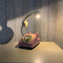 Load image into Gallery viewer, Lamp Pink, Pink Desk Lamp, Pink Office Decor, Pink Bedside Lamp, Home Office Decor, Quirky Gifts, Retro Lamp, Working From Home, Girly Gift