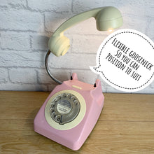 Load image into Gallery viewer, Lamp Pink, Pink Desk Lamp, Pink Office Decor, Pink Bedside Lamp, Home Office Decor, Quirky Gifts, Retro Lamp, Working From Home, Girly Gift