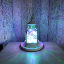 Load image into Gallery viewer, White Metal Lantern