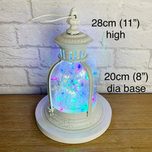 Load image into Gallery viewer, White Metal Lantern