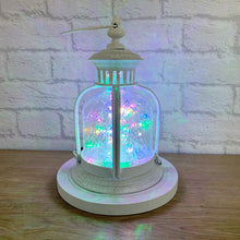 Load image into Gallery viewer, White Metal Lantern