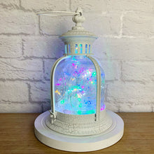 Load image into Gallery viewer, White Metal Lantern