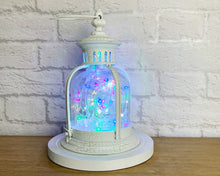 Load image into Gallery viewer, White Metal Lantern