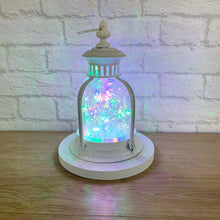 Load image into Gallery viewer, White Metal Lantern