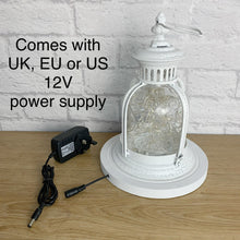 Load image into Gallery viewer, White Metal Lantern
