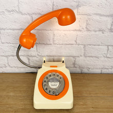 Load image into Gallery viewer, Desk Light, Desk Lamp, Vintage Desk Light, Retro Light, Quirky Fun Gifts, Mum & Dad Gifts, Retro Decor, Retro Home Office, Retro Orange Lamp