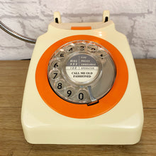 Load image into Gallery viewer, Desk Light, Desk Lamp, Vintage Desk Light, Retro Light, Quirky Fun Gifts, Mum & Dad Gifts, Retro Decor, Retro Home Office, Retro Orange Lamp