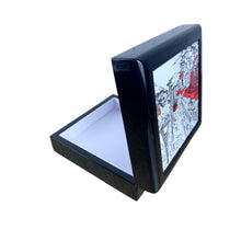 Load image into Gallery viewer, French Jewellery Box, Black Jewellery Box, Paris Decor, French Gift, Unique Jewellery Box, Christmas Gift For Her, Trinket Box, Paris Cafe