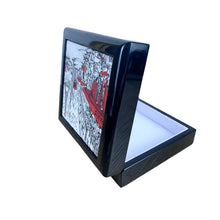 Load image into Gallery viewer, French Jewellery Box, Black Jewellery Box, Paris Decor, French Gift, Unique Jewellery Box, Christmas Gift For Her, Trinket Box, Paris Cafe
