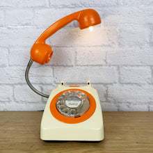 Load image into Gallery viewer, Desk Light, Desk Lamp, Vintage Desk Light, Retro Light, Quirky Fun Gifts, Mum & Dad Gifts, Retro Decor, Retro Home Office, Retro Orange Lamp