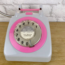 Load image into Gallery viewer, Pink Office Decor, Pink Desk Lamp, Pink Lamp, Grey Office Lamp, Home Office Decor, Quirky Gifts, Retro Lamp, Working From Home, Girly Gift