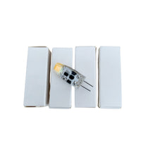 Load image into Gallery viewer, 4X G4 LED Cob 3W 12V Bulb, Dimmable Bulb, Warm White Light Bulb, Capsule Bulb, Low Voltage Lighting.