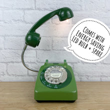Load image into Gallery viewer, Retro Telephone Lamp Green
