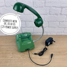 Load image into Gallery viewer, Retro Telephone Lamp Green