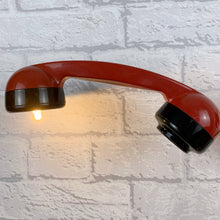 Load image into Gallery viewer, Quirky Desk Lamp, Fun Desk Lamp, Quirky Gift, Desk Lighting, Mancave Lamp, Retro Light, Home Office Gift, Quirky Decor Gift, Black Red Lamp