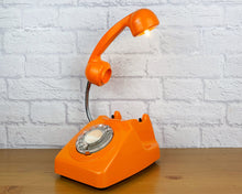 Load image into Gallery viewer, Orange Light, Orange Desk Lamp, Orange Retro Decor, Retro Light, Quirky Gifts, Gifts For Couple, Retro Lamp, Desk Lamp, Quirky Home Decor