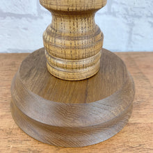 Load image into Gallery viewer, Wood Lamp, Vintage Wood Lamp, Wood Table Lamp, Wood Light, Vintage Home Decor, 1940s Antique, Cottagecore, British Vintage, English Antique