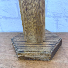 Load image into Gallery viewer, Vintage Wood Bankers Style Desk Lamp.