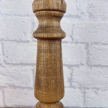 Load image into Gallery viewer, Wood Lamp, Vintage Wood Lamp, Wood Table Lamp, Wood Light, Vintage Home Decor, 1940s Antique, Cottagecore, British Vintage, English Antique