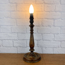 Load image into Gallery viewer, Vintage Wooden Lamp Base.