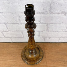 Load image into Gallery viewer, Vintage Wooden Lamp Base.