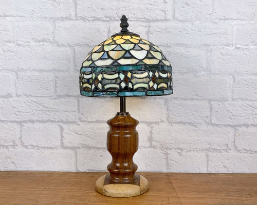 Vintage Wood Lamp, Vintage Lamp, Wood Lamp, Wood Light, Vintage Home Decor, 1940s Antique, Cottagecore, British Vintage, English Antique