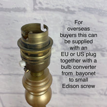 Load image into Gallery viewer, Vintage Lamp Base.