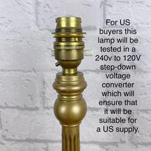 Load image into Gallery viewer, Vintage Lamp Base.